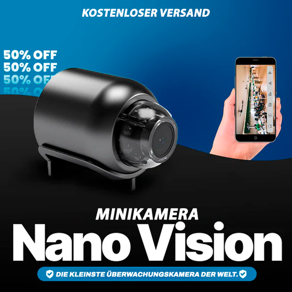 MiniKamera NanoVision [ÜBERWACHE ALLES AUF DEINEM HANDY]