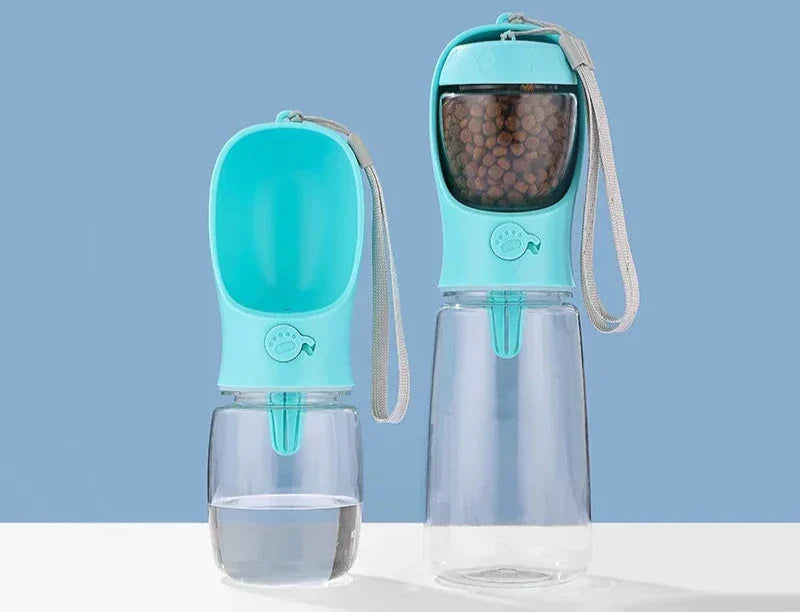 2-in-1 Flasche PetComfort (WASSER UND FRESSEN FÜR HAUSTIERE)